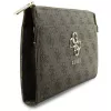 Guess Phone Pouch 4G Big Logo - braune Crossbody-Tasche mit Kartenfächern