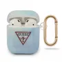 GUESS GUACA2TPUMCGC02 AirPods 1/2 Hülle Blau Tie & Dye Kollektion