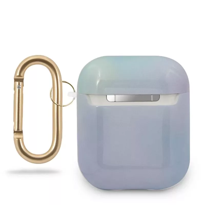 GUESS GUACA2TPUMCGC02 AirPods 1/2 Hülle Blau Tie & Dye Kollektion