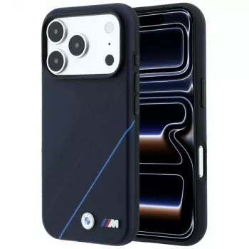BMW M Tire Track Blue Line MagSafe-Hülle für iPhone 18 Pro Max / 17 Pro Max - Navy Blue