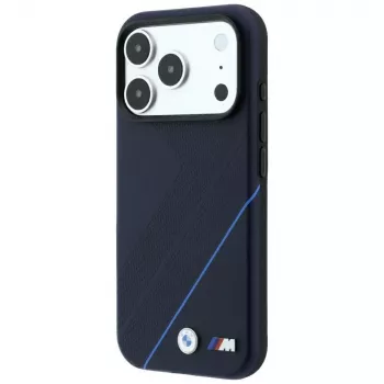 BMW M Tire Track Blue Line MagSafe-Hülle für iPhone 18 Pro Max / 17 Pro Max - Navy Blue