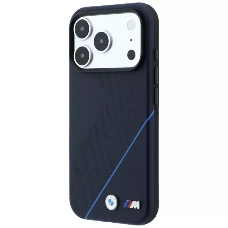 BMW M Tire Track Blue Line MagSafe-Hülle für iPhone 18 Pro Max / 17 Pro Max - Navy Blue