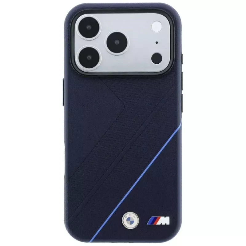 BMW M Tire Track Blue Line MagSafe-Hülle für iPhone 18 Pro Max / 17 Pro Max - Navy Blue