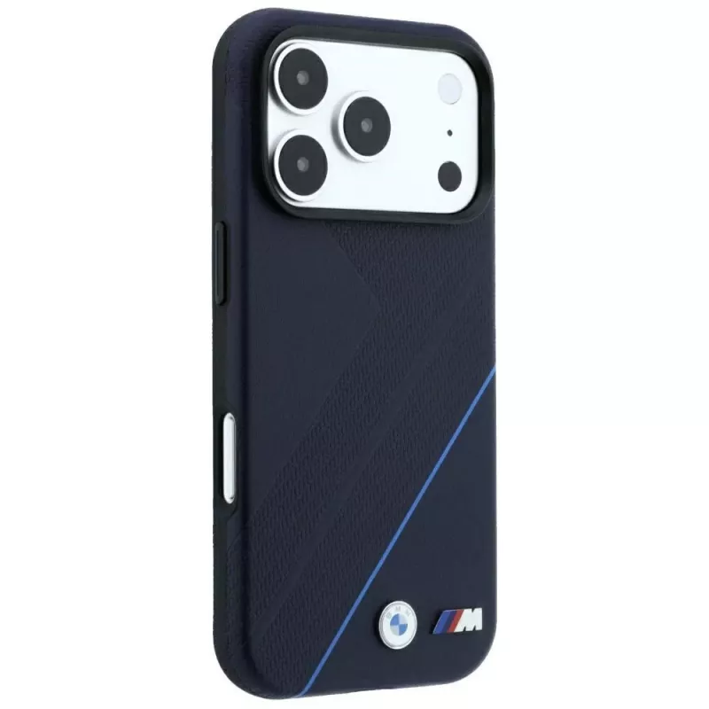 BMW M Tire Track Blue Line MagSafe-Hülle für iPhone 18 Pro Max / 17 Pro Max - Navy Blue