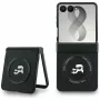 Karl Lagerfeld Karl & Choupette Pins MagSafe-Hülle für Samsung Galaxy Z Flip8 - Schwarz