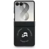Karl Lagerfeld Karl & Choupette Pins MagSafe-Hülle für Samsung Galaxy Z Flip8 - Schwarz