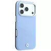 BMW Signature Inclined Deboss Letters MagSafe-Hülle für iPhone 18 Pro / 17 Pro - Blau