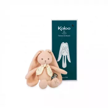 Kaloo Lapinoo Pfirsichfarbener Plüschhase 25 cm im Geschenkkarton