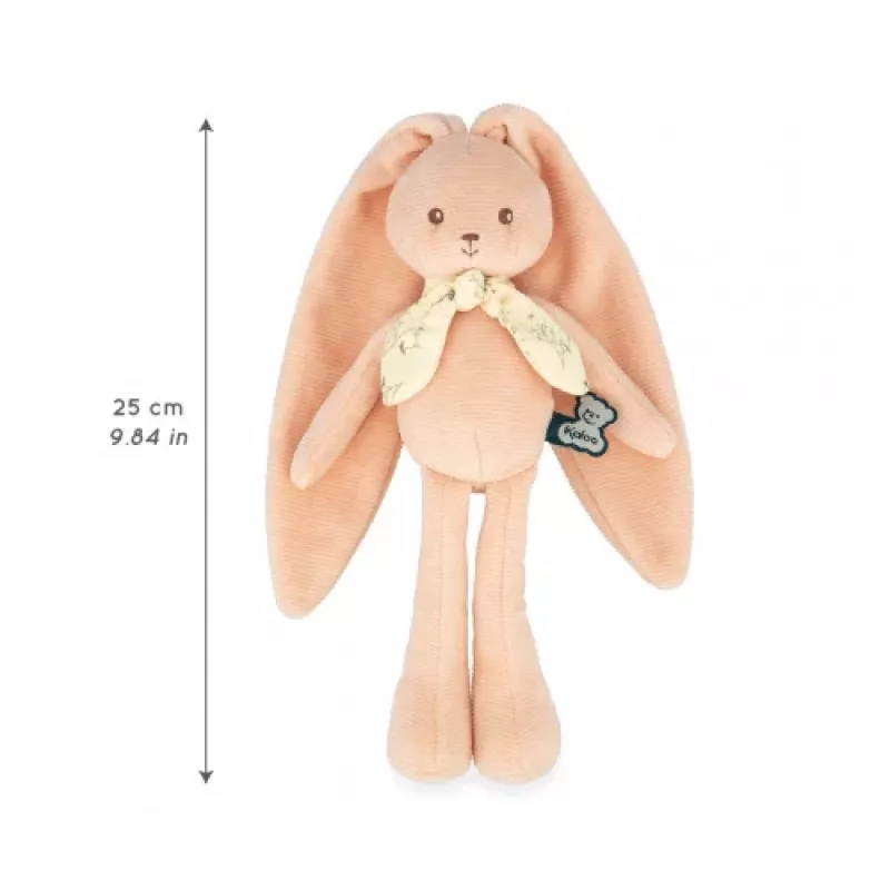 Kaloo Lapinoo Pfirsichfarbener Plüschhase 25 cm im Geschenkkarton