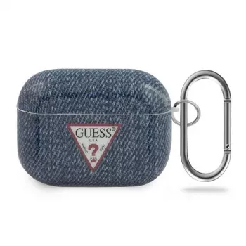 GUESS AirPods Pro Hülle Dunkelblau Jeans Kollektion