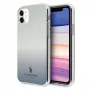 U.S. POLO ASSN. USHCN61TRDGLB iPhone 11 Rückseitenhülle mit blauem Farbverlaufsmuster