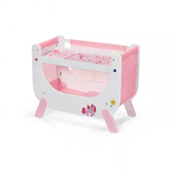 ZAPF CREATION BABY born Einhorn Beistellbett für Puppen bis 43 cm