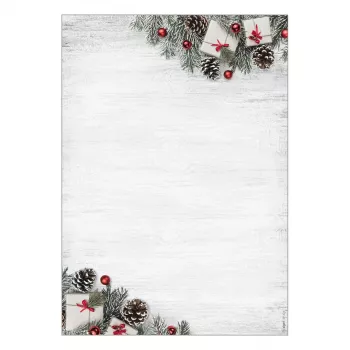 SIGEL DP416 Weihnachtspapier Skandinavisches Weihnachtsmotiv DIN A4 90 g/m² 100 Blatt