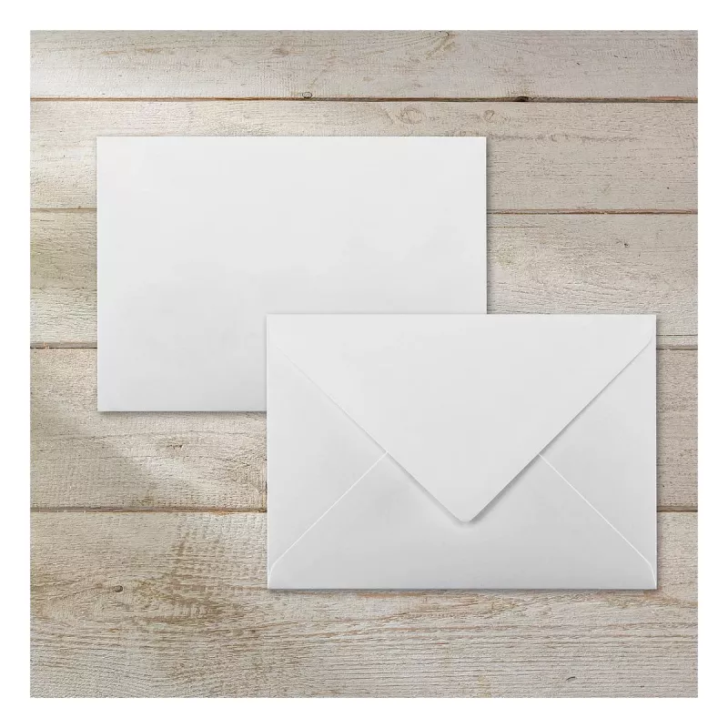Sigel DU701 C6 weiße Papierumschläge, 24er-Pack, selbstklebend, 80 g/m², für Laser- und Inkjetdrucker geeignet