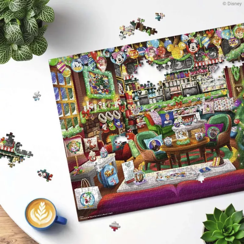 Ravensburger Puzzle Disney Christmas Cafe (1000 Teile)