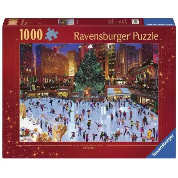 RAVENSBURGER 1000-Teile Puzzle – Weihnachtszauber am Rockefeller Center