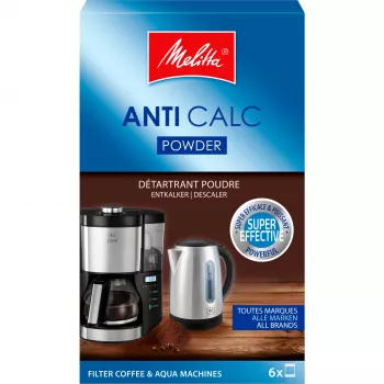 MELITTA Anti Calc Entkalkungslösung für Kaffeemaschinen – 250 ml flüssiger Entkalker, universelle Kompatibilität, Zitronensäure-Formel, bis zu 2 Anwendungen