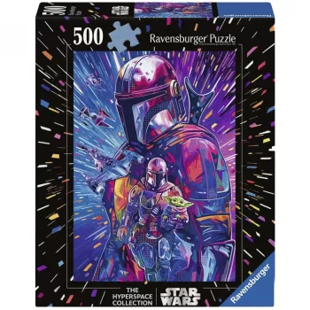 RAVENSBURGER Puzzle Star Wars Hyper Space Collection: The Mandalorian (500 Teile, große Teile)