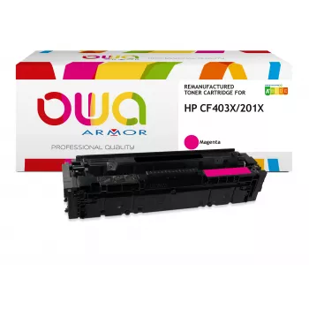 ARMOR OWA Remanufactured High Yield Magenta Tonerkartusche (HP 201X / CF403X) – 2.300 Seiten