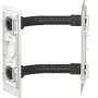 Hager ZM01AAR Eckverbinder für AAR-Gehäuse, Schrank-zu-Schrank, 90°, Stahl