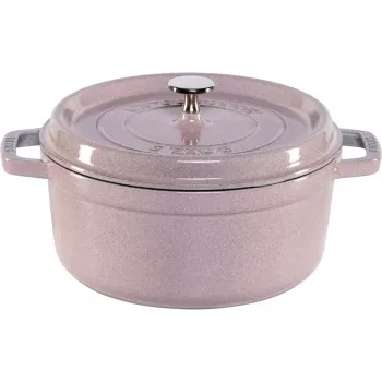 Staub La Cocotte 24cm runde gusseiserne Cocotte, Kirschblüte