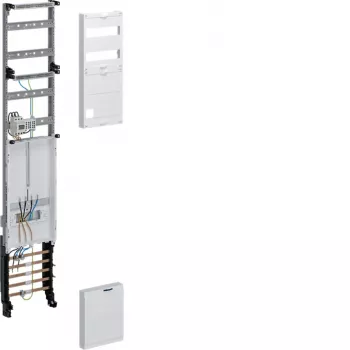 Hager Universal-Zählerfeld ZH53X9ST, 1 Zählerplatz, 3 Verteilungsreihen, 1350mm, vorkonfektioniert, 5-polige Sammelschiene, 63A, regionale Zulassung NRW/SH/MV/N-Sachsen
