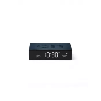 Lexon Flip Premium doppelseitiger Wecker Blau LR152B