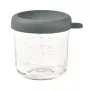 BEABA Glas-Aufbewahrungsglas mit luftdichtem Deckel 250 ml Mineral