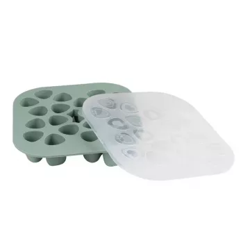 Beaba Multiportions Freezer Tray 20 x 35 ml Silikon Salbeigrün