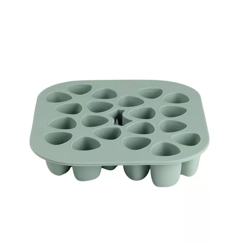 Beaba Multiportions Freezer Tray 20 x 35 ml Silikon Salbeigrün