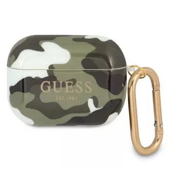 GUESS GUAPUCAMA AirPods Pro Hülle Grün/Khaki Camo Kollektion