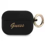 GUESS GUAPSSSK AirPods Pro Hülle Schwarz Silikon Vintage Script