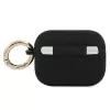 GUESS GUAPSSSK AirPods Pro Hülle Schwarz Silikon Vintage Script