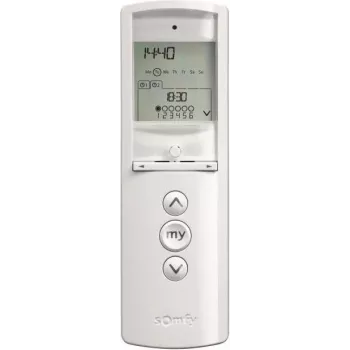 Somfy Telis 6 Chronis RTS Pure Multi-Kanal-Fernbedienung, Weiß