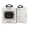 GUESS GUAPLSCHSK AirPods Pro Hülle Schwarz Silikon Charm Heart Collection