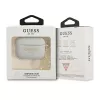 Guess GUAPLSC4EG AirPods Pro Hülle Grau Silikon Charm 4G Kollektion