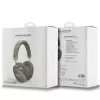 GUESS GUE003639 Gcube Metallic Script Logo On-Ear Bluetooth-Kopfhörer Braun
