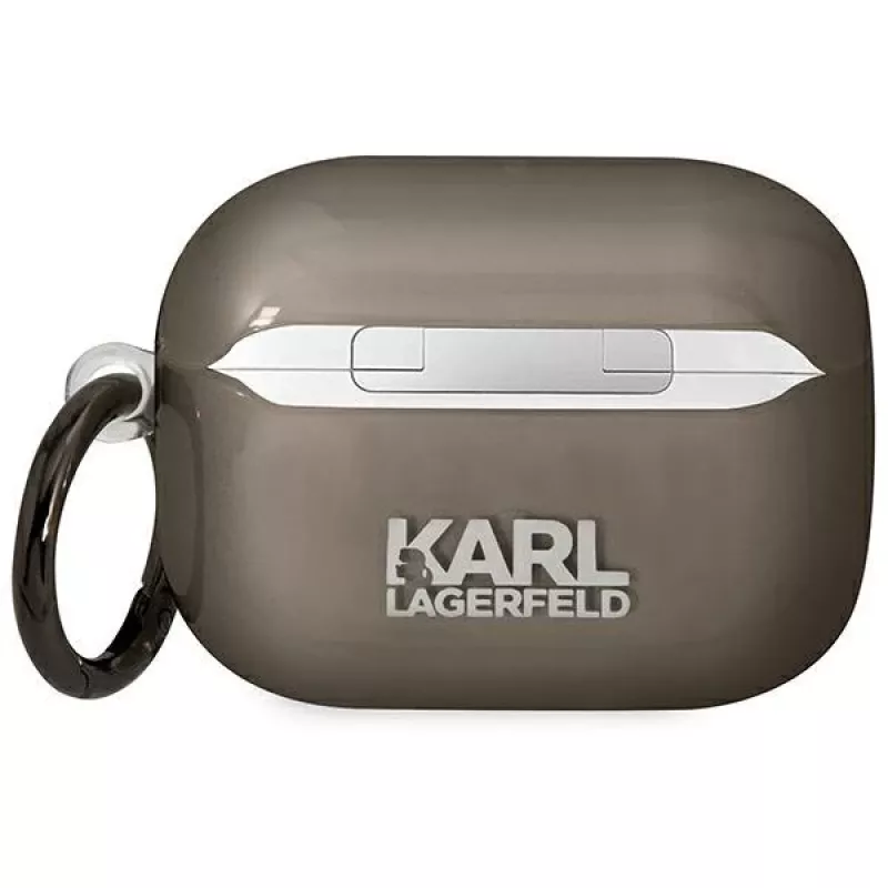Karl Lagerfeld KLAPHNIKTCK AirPods Pro Hülle Schwarz Karl Head