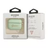GUESS GUAPLSCHSN AirPods Pro Hülle Grün Silikon Charm Heart Collection