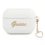 Guess GUAPLSCHSH AirPods Pro Hülle Weiß Silikon Charm Heart Collection