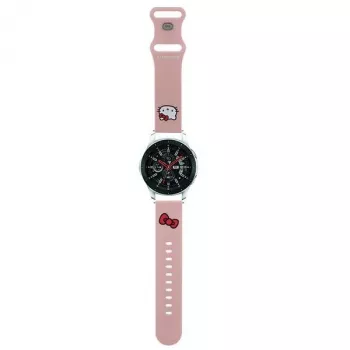 Hello Kitty Universelles Silikon-Armband 22mm Pink Kitty-Kopf-Design