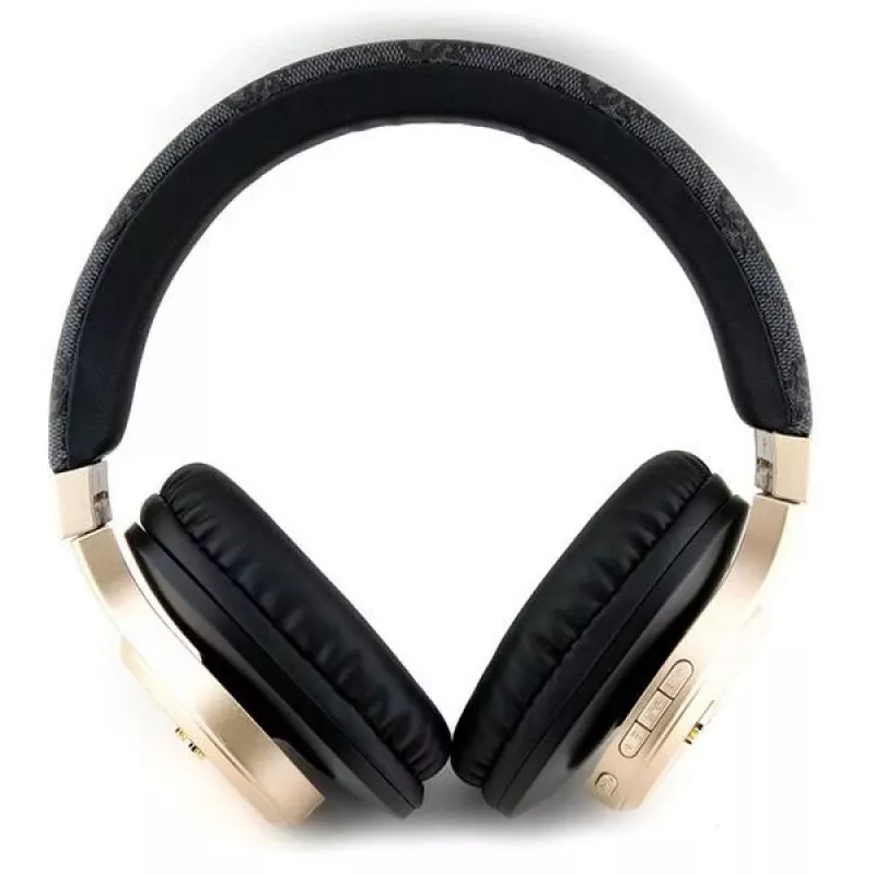 GUESS GUBH604GEMK Bluetooth Over-Ear Kopfhörer Schwarz 4G Script