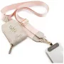 GUESS 4G Metal Logo Universal Crossbody Phone Strap Small Purse - Pink