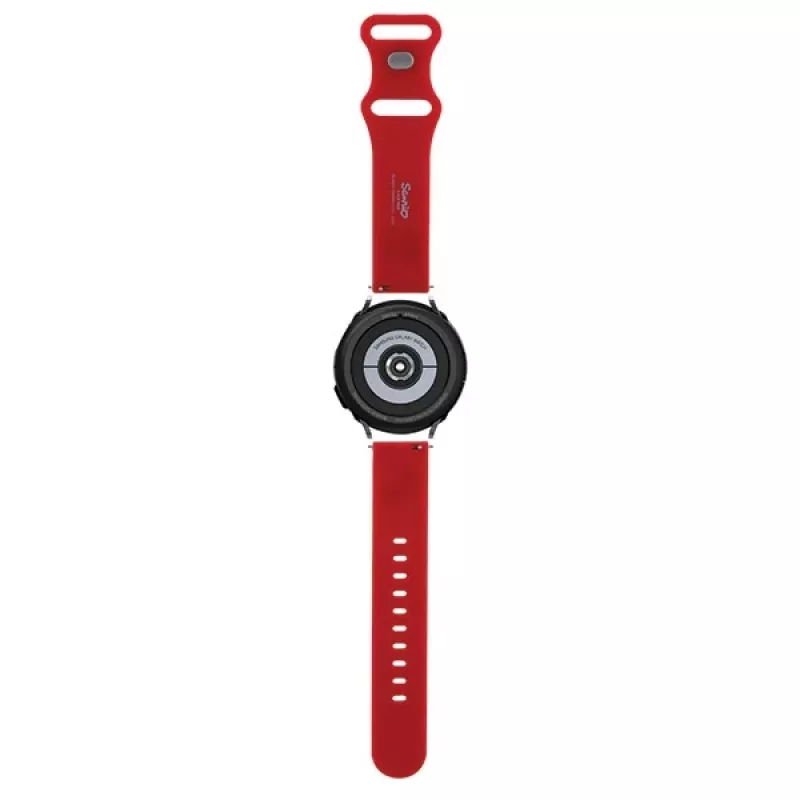 Hello Kitty Universelles Silikon-Armband HKUWMSCHBLR Roter Kitty-Kopf 20mm