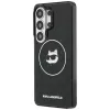 Karl Lagerfeld IML Repeated Choupette MagSafe Hülle für Samsung Galaxy S26 Ultra, Schwarz