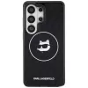 Karl Lagerfeld IML Repeated Choupette MagSafe Hülle für Samsung Galaxy S26 Ultra, Schwarz
