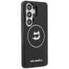 Karl Lagerfeld IML Repeated Choupette MagSafe Hülle für Samsung Galaxy S26 Ultra, Schwarz