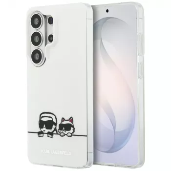 Karl Lagerfeld IML Peekaboo Karl & Choupette MagSafe-Hülle für Samsung Galaxy S26 Ultra - Transparent