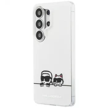 Karl Lagerfeld IML Peekaboo Karl & Choupette MagSafe-Hülle für Samsung Galaxy S26 Ultra - Transparent