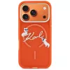 Karl Lagerfeld IML Choupettes Karl Script Logo MagSafe-Hülle für iPhone 17 Pro - Orange